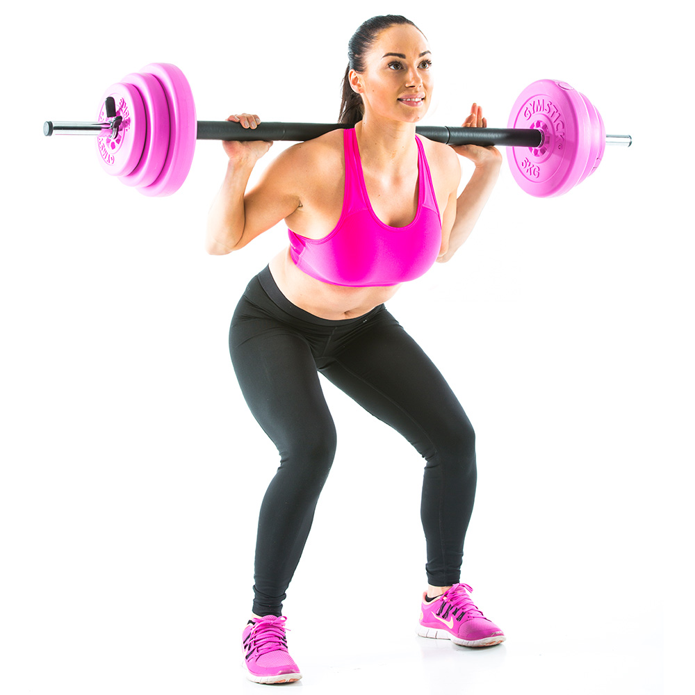 Skivstångsset Gymstick Pump Set